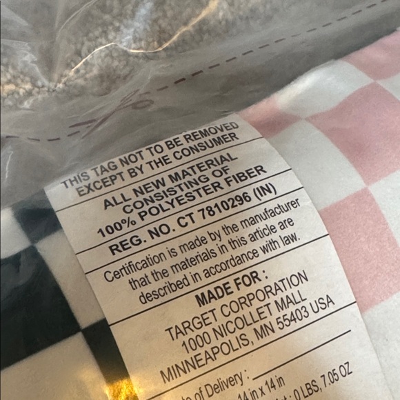 5/$15 Target | Boho Checkered Throw Pillow 14 X 14 - Picture 9 of 9